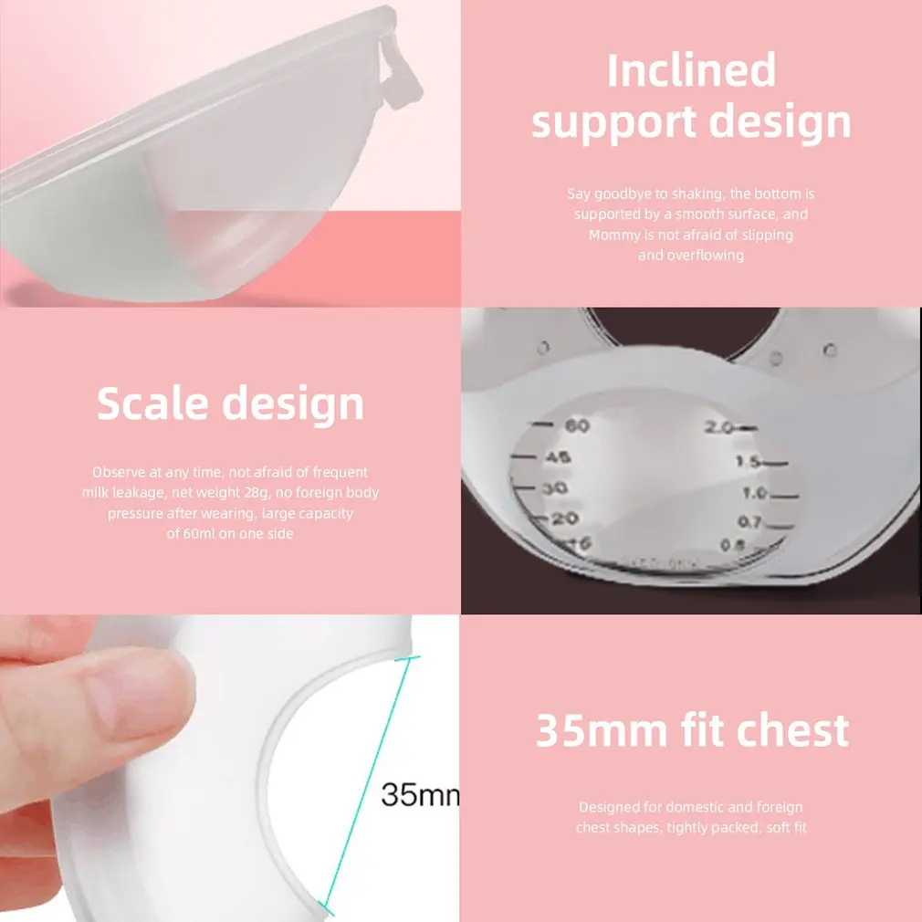 1 Pair Breast Shells Nursing Cups Milk Saver Soft Leak-proof Reusable Flexible Silicone Breastmilk Collecter breast milk collector