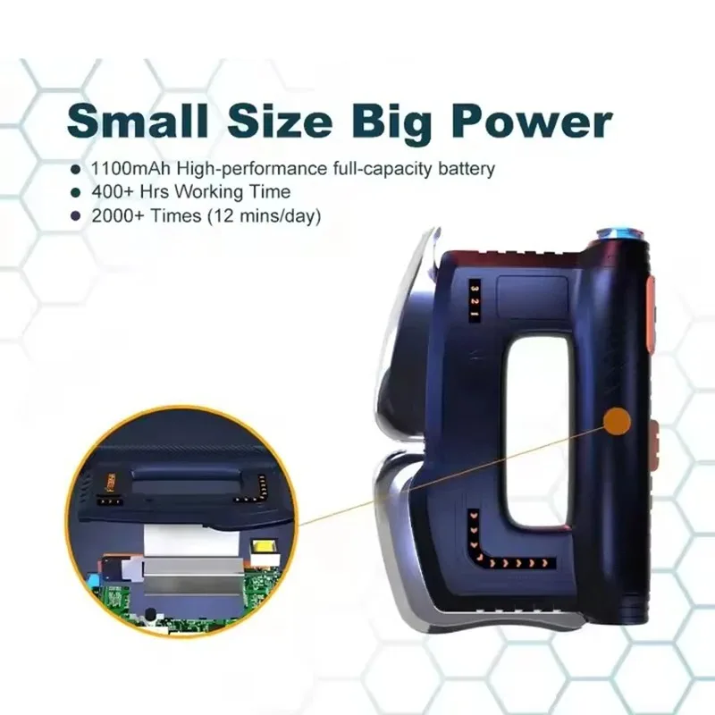 Fascia Gun Gua Sha Scraping Myofascial Massage Machine EMS Red Light Therapy Heated Muscle Scraper with Heating Back Massager