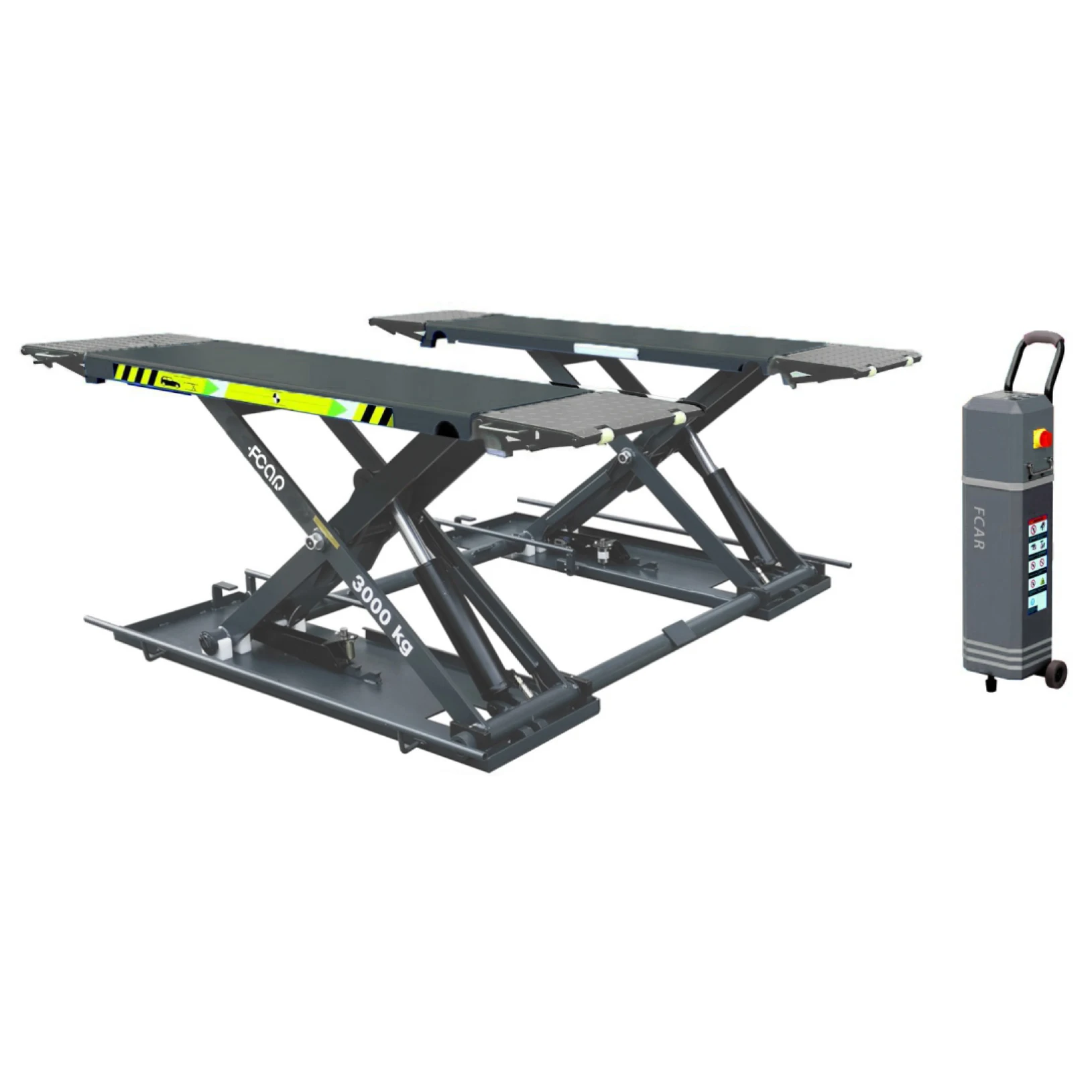 FCAR-FC-30CBL-car-lift-3-ton-low-rise-movable-scissor-lift-expandable ...