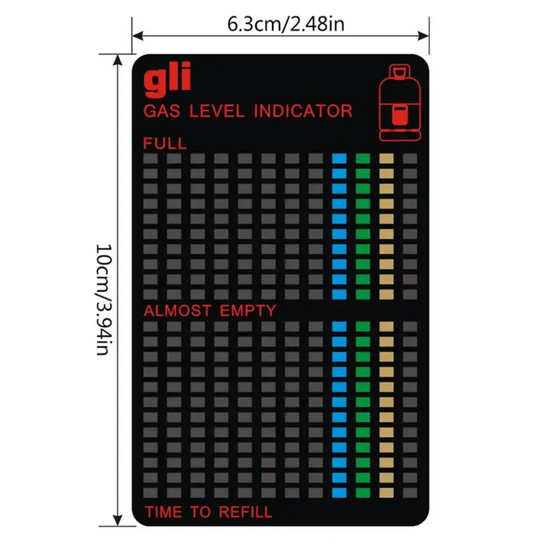 1Pcs Propane Gases LPG Fuel Gas Tank Level Indicator Magnetic Meter Caravan Bottle Temperature Measuring Rod