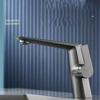 โครเมี่ยม/ปืนสีเทาร้อนและเย็น dual-use ก๊อกน้ําอ่างล้างหน้าห้องน้ําหรูหราอ่างล้างหน้าใต้เคาน์เตอร์อ่างล้างหน้าอ่างล้างหน้า fa 2