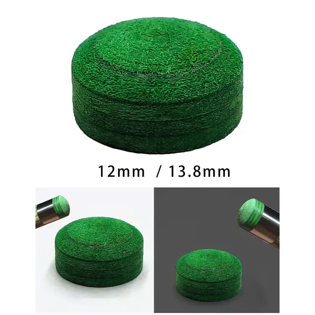Pool Cue Tip for Pool Cues and Snooker PU Indoor Game Replacement Pool Stick Tip 1