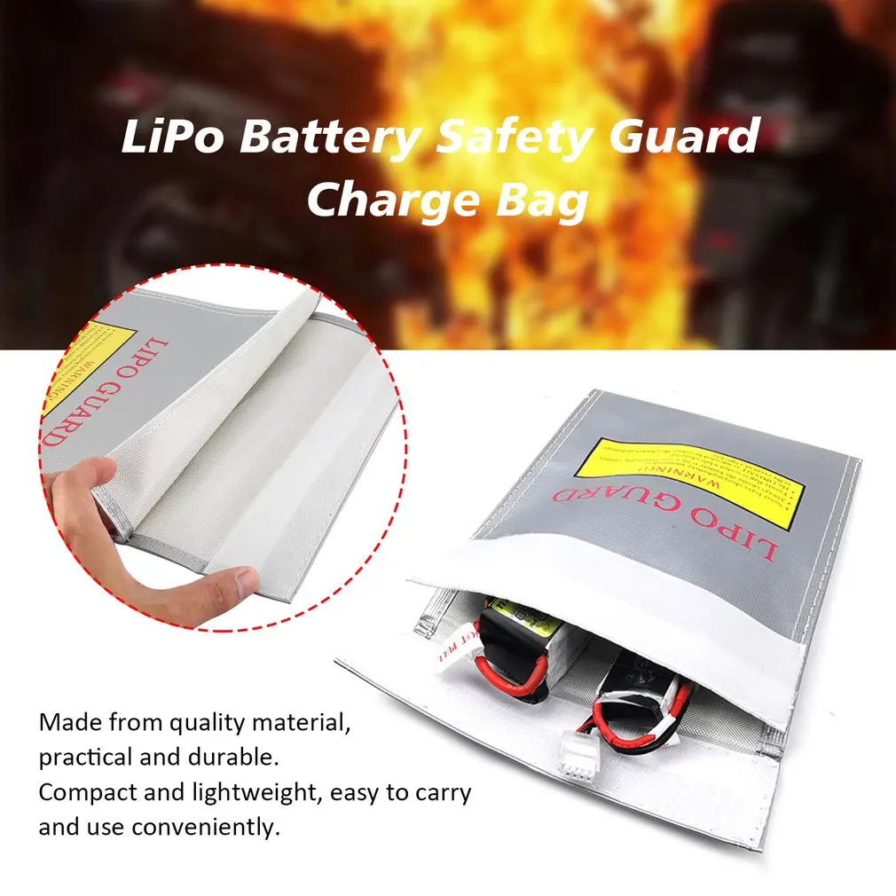 travel case for camera 1Pcs Fireproof RC LiPo Li-Po Battery Fireproof Safety Guard Safe Bag Charging Sack Battery Safety Guard Silver Two size Hot! small camera bag