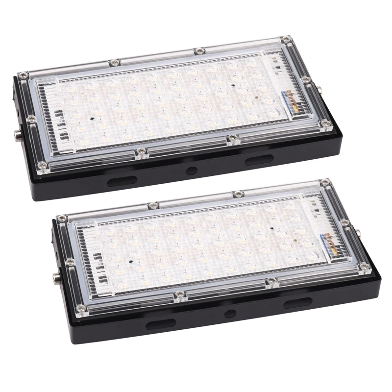 

2X 50W UV Ultraviolet Germicidal Disinfection Light 48Leds LED Lamp Bulb Ultraviolet Lamps UV Disinfection Light