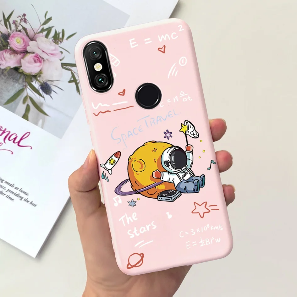 Charming Astronaut Silicone Soft Phone Case Cover - Cute Protective Bumper