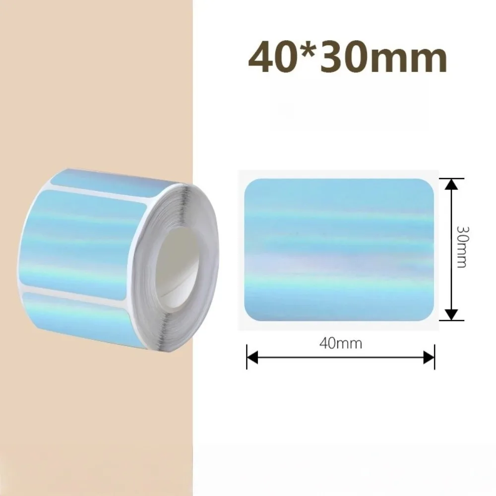 230pcs New Thermal Laser Label Paper 40x30 mm Waterproof Rectangular Label Self Adhesive Tear-resistant Label Roll