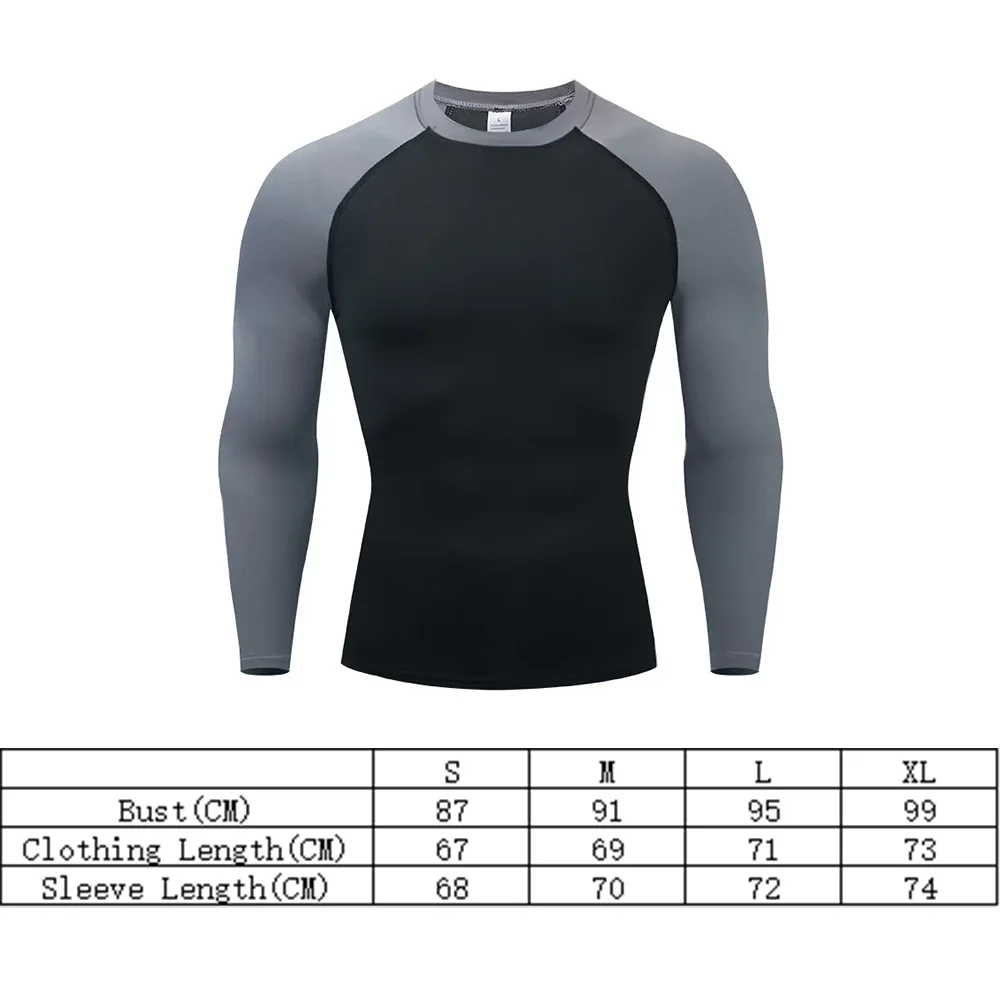 Four Season Universal Long Sleeve T-Shirt Winter Bottom Shirt MTB Bodybuilding Running Shirt Compression Top Gym Sport T-Shirt