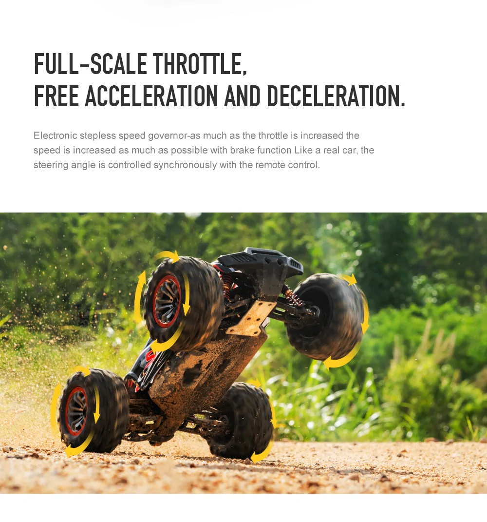 XLF X03A MAX Brushless Upgraded RTR 1/10 2.4G 4WD 60km/h RC Car Model Electric Off-Road Vehicles