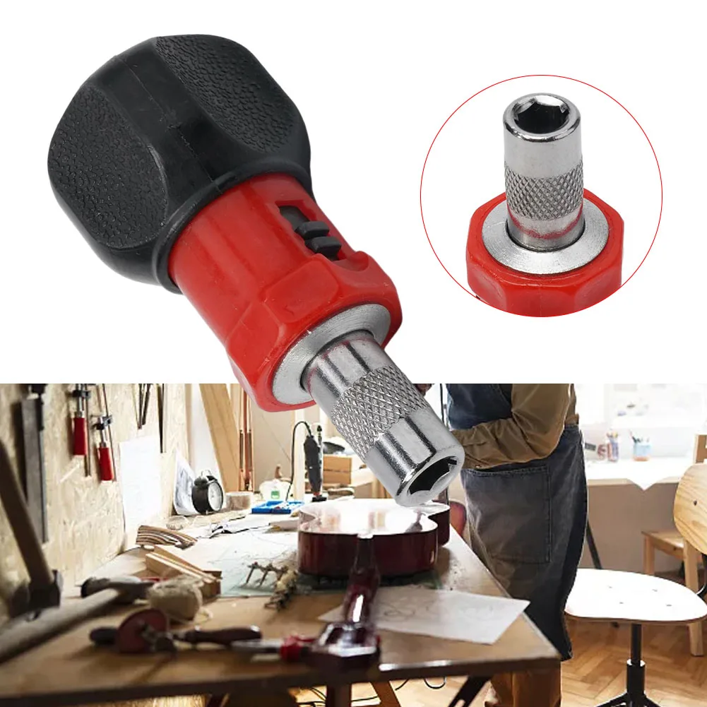 Multifunktionaler Ratschenschlüssel-Schraubendreher 1/4'' Sechskant-Steckschlüssel Schraubendreher-Bithalter Schraubendreher-Bits Handwerkzeuge – Detail 11