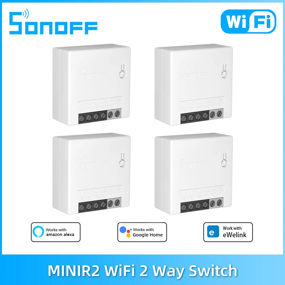 

Умные мини-переключатели SONOFF MINIR2 с поддержкой Wi-Fi