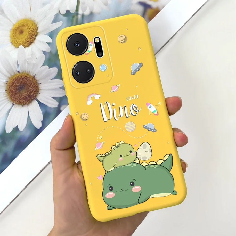 Cute Duck Dinosaur Soft Case Cover | Enhanced Protection Bumper
