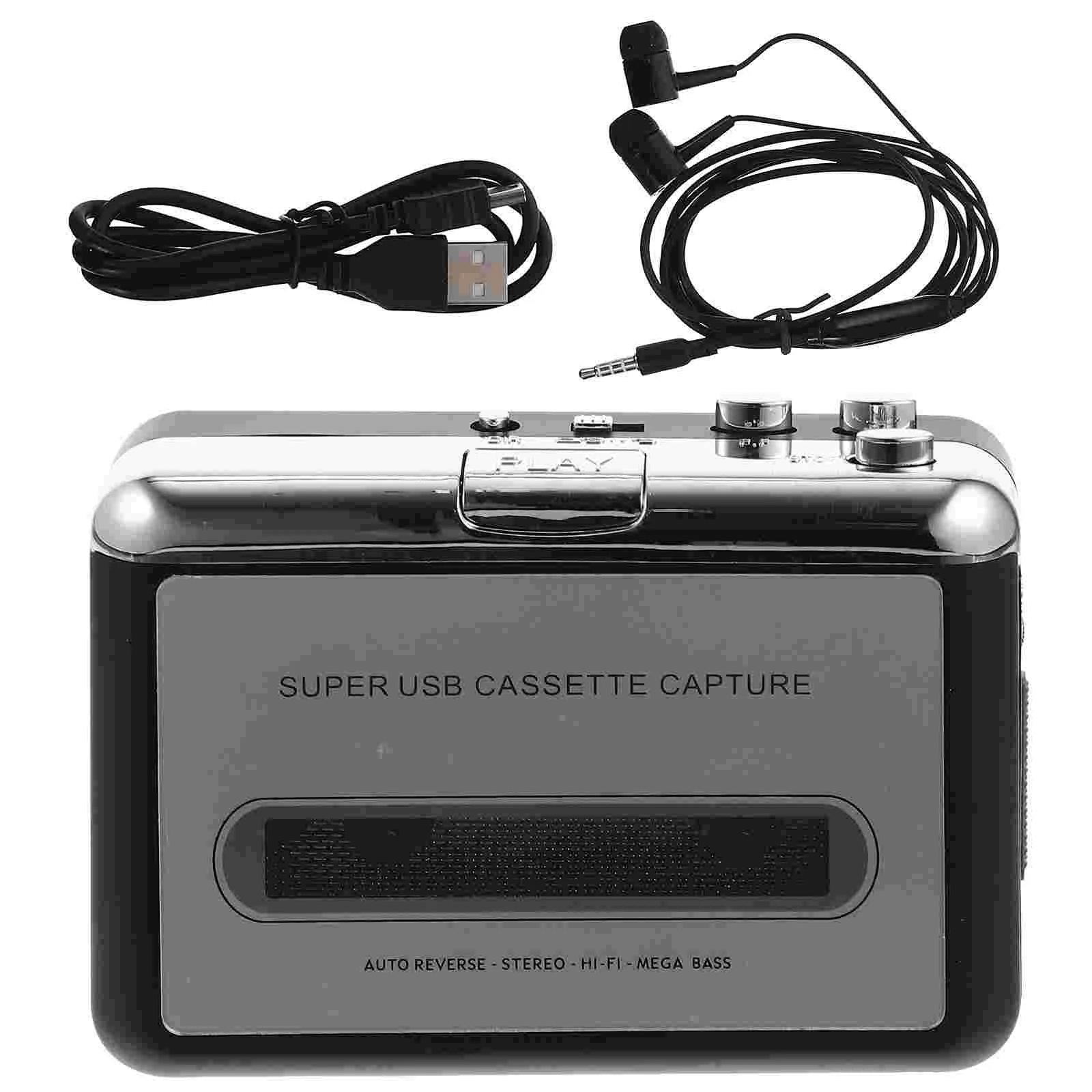 Portable Cassette Tape Transverter Usb Cassette Tape Converter Mp3 High Fidelity Music Player Transverter (Without )