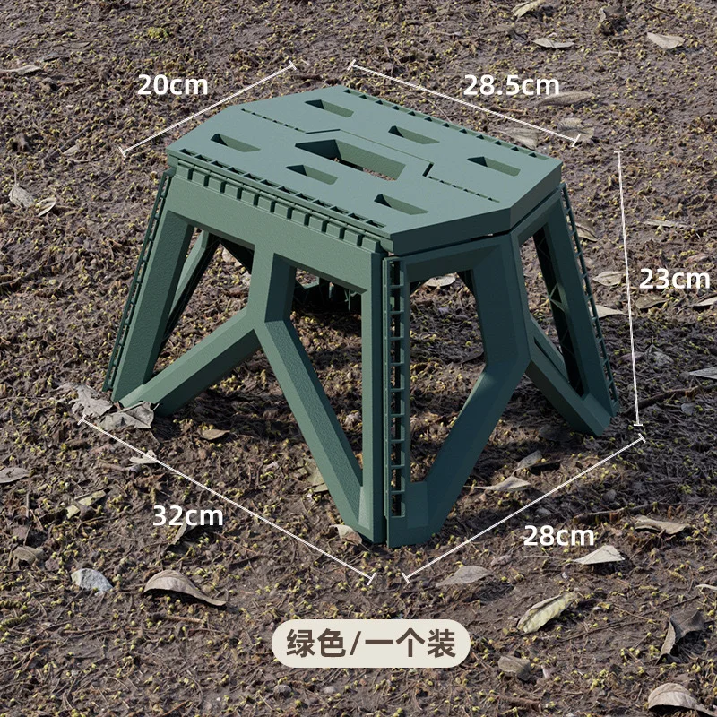 Outdoor Small Stool Portable Folding Stool High Load Bearing Durable Small Chair Fishing Beach Camping