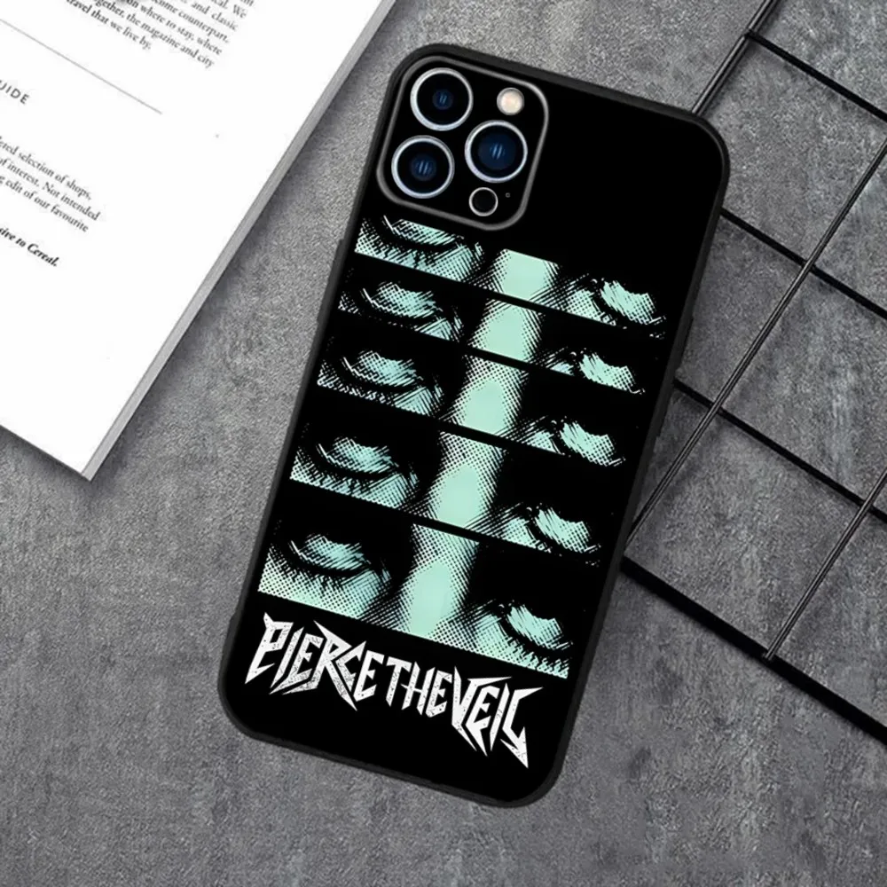 Pierce The Veil Band Silicone Black Phone Case Cover