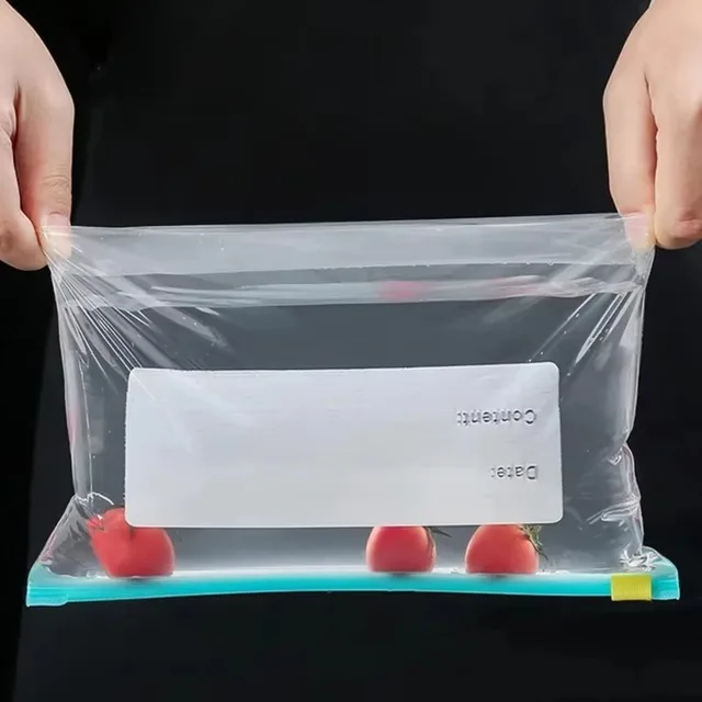 Sac de scellage alimentaire réutilisable, 60/10 pièces, sacs de rangement debout pour congélateur, conteneurs étanches à fermeture éclair, pochette de rangement fraîche, sac à fermeture éclair 4