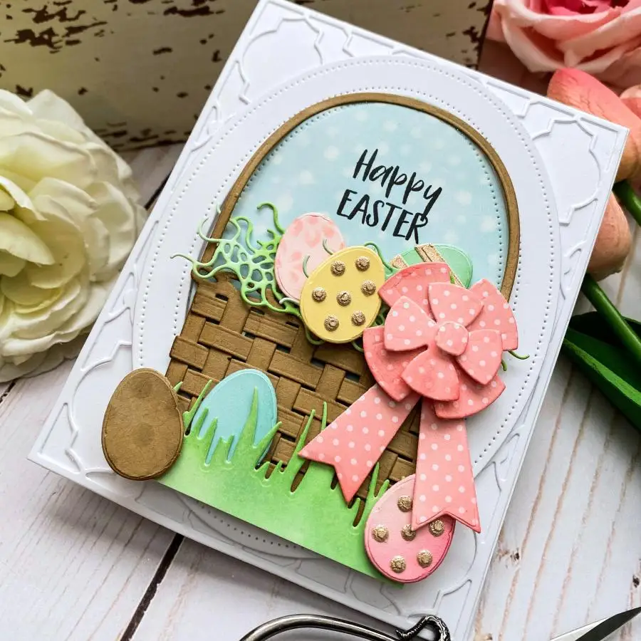 Mmao Handwerk Metall Stahl Schneiden Stirbt Ostern Eier Vogel Karotten Scrapbooking Papier/foto Karten Präge Stirbt