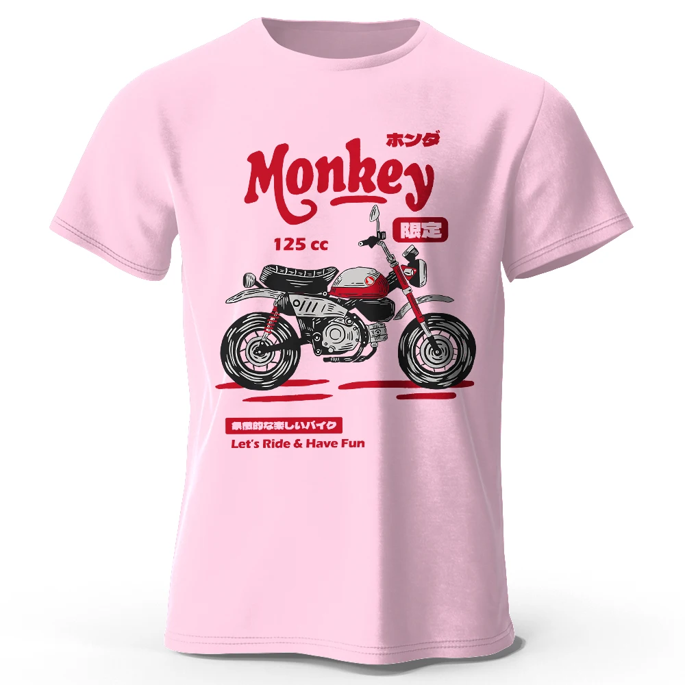 T-Shirt de croquis de moto Vintage 100% coton