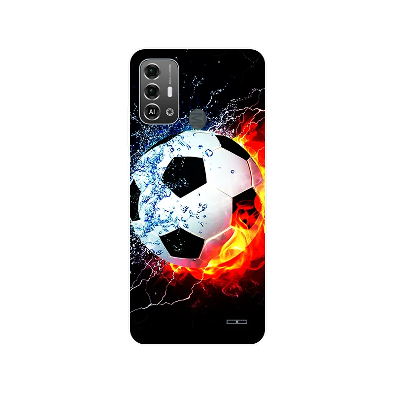 Football Soft Silicone Back Case, Protective Phone Cover, Etui