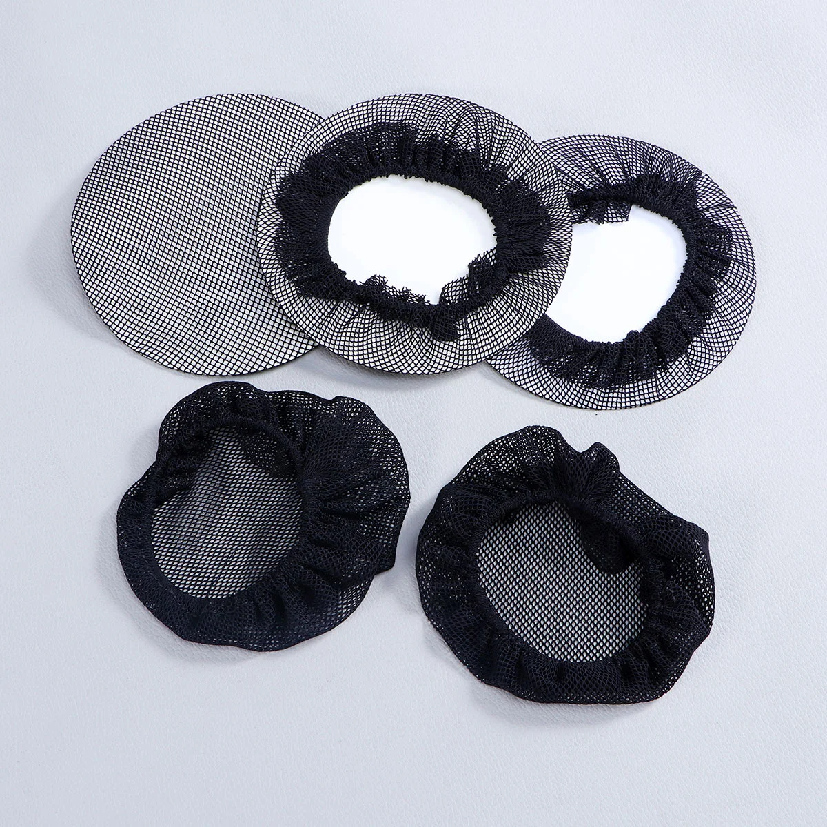 5pcs Ballet Dance Hairnet Hair Nets Bun Cover Hair Accessories for Women Girls (Small Hole, ) ballet hair bun net