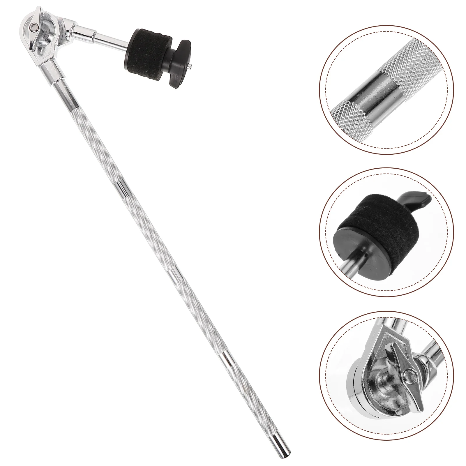 

Metal Material Mounting Clamp Cymbal Arm Adjustable Anti Rust Drum Kit Accessories Attachment Felt