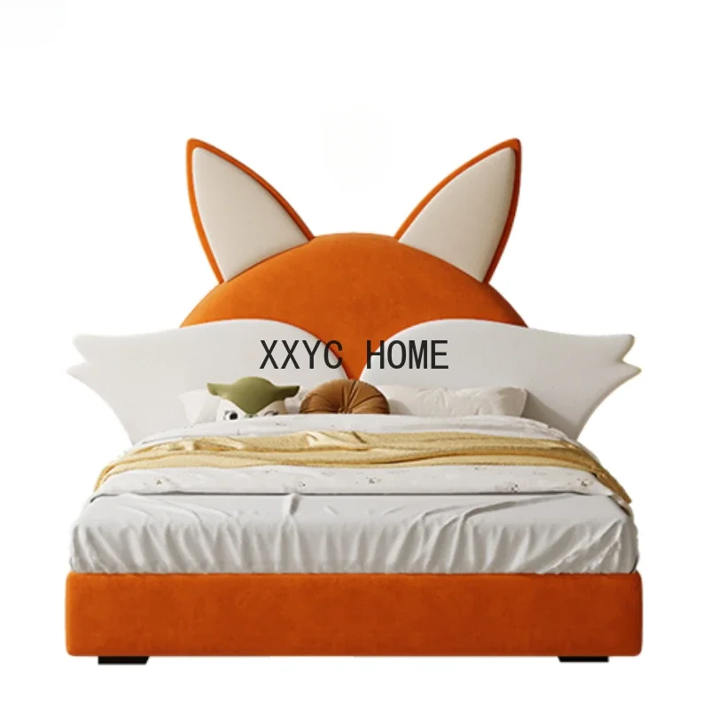 Cute Pretty Children Beds Elegant Modern Luxury Princess Bed Loft Comferter Kinderbett Queen Bedroom Furniture