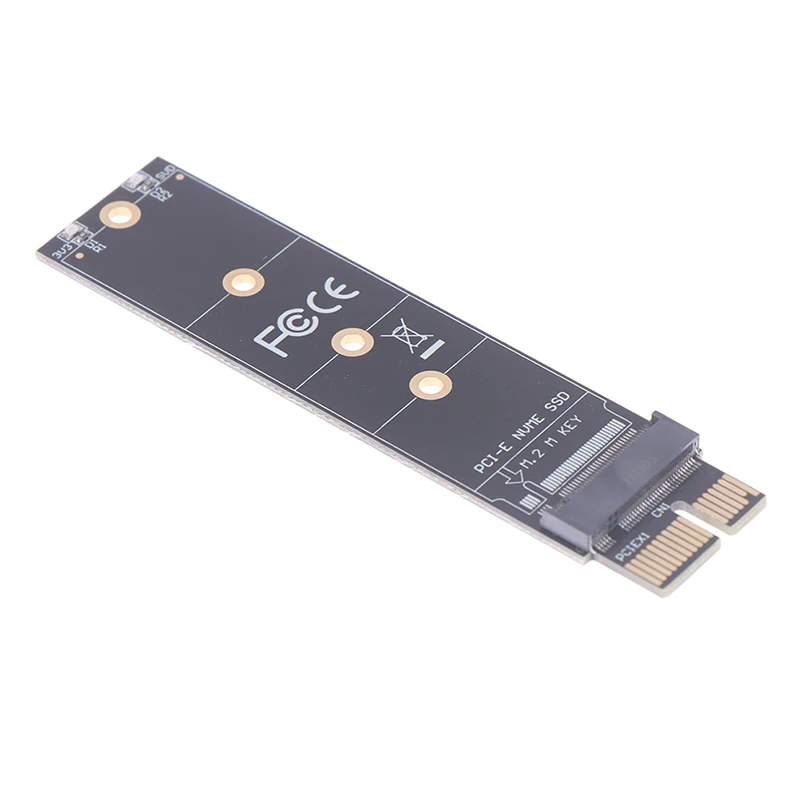 PCIE to M2 어댑터, NVMe SSD M2 PCIE X1 Raiser PCI-E PCI M 키 커넥터, 2230 2242 2260 2280 M.2 SSD 풀 스피드 지원