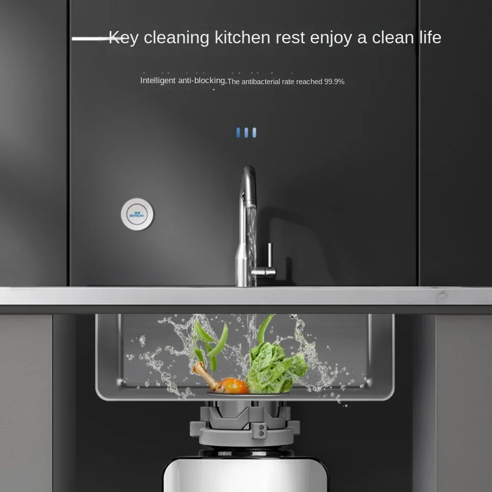 Home Appliances Kitchen Waste Disposer Anti-card Anti-blocking Wireless Switch Home Dining Kitchen Sink Food Processor  그라인더 5