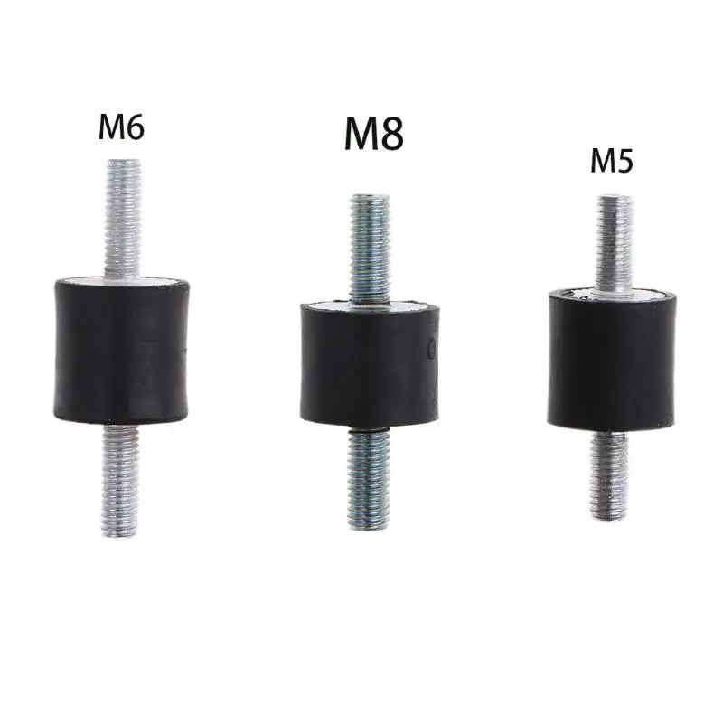 Produktbild von 8x Gummipuffer Typ B – Schwingungsdämpfer Silentblock Aus Gummi-Metall, Für M6/M8 Schrauben