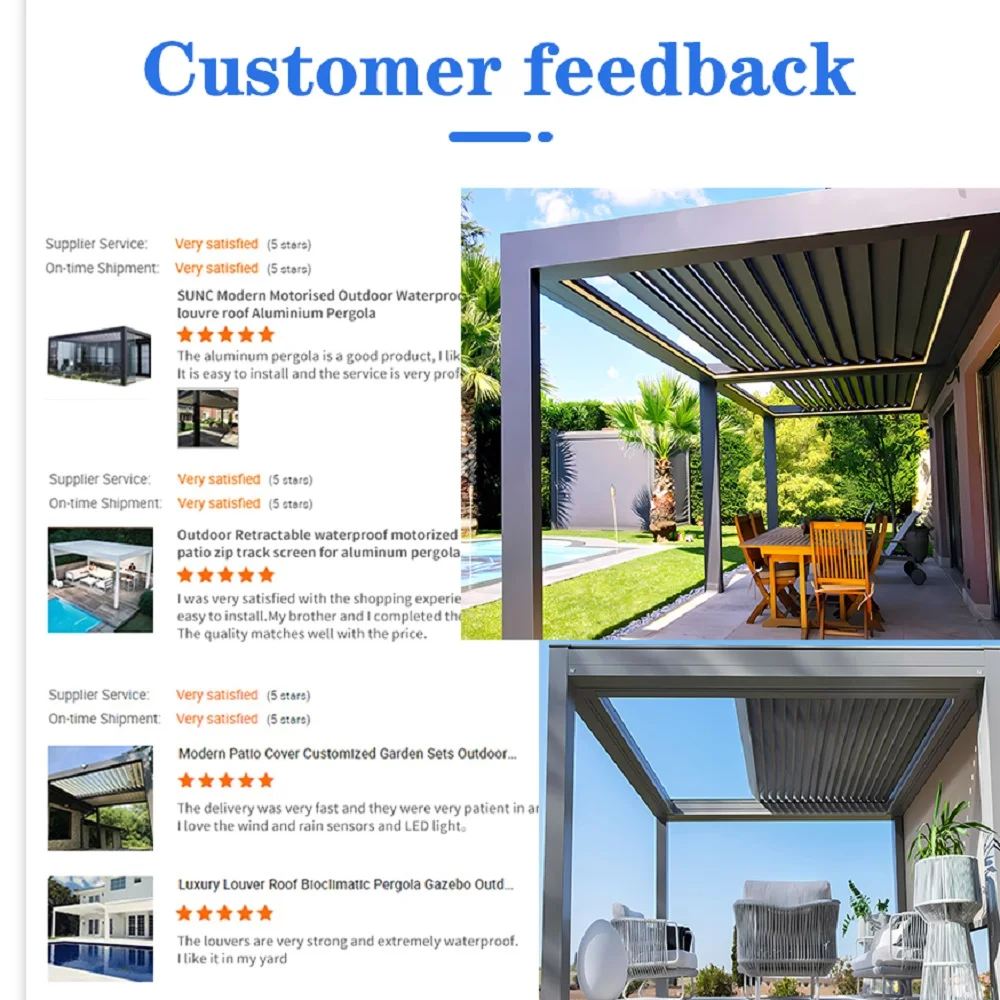 High Quality Double Car Shelter Aluminium  for Parking in Outdoor and Residential Areas Pergola