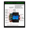 RX40G Wireless Remote Control Kit One-Hand Transmitter 12V 24V 50A Power Receiver GPS One Click Return for RC Tug Boat 1