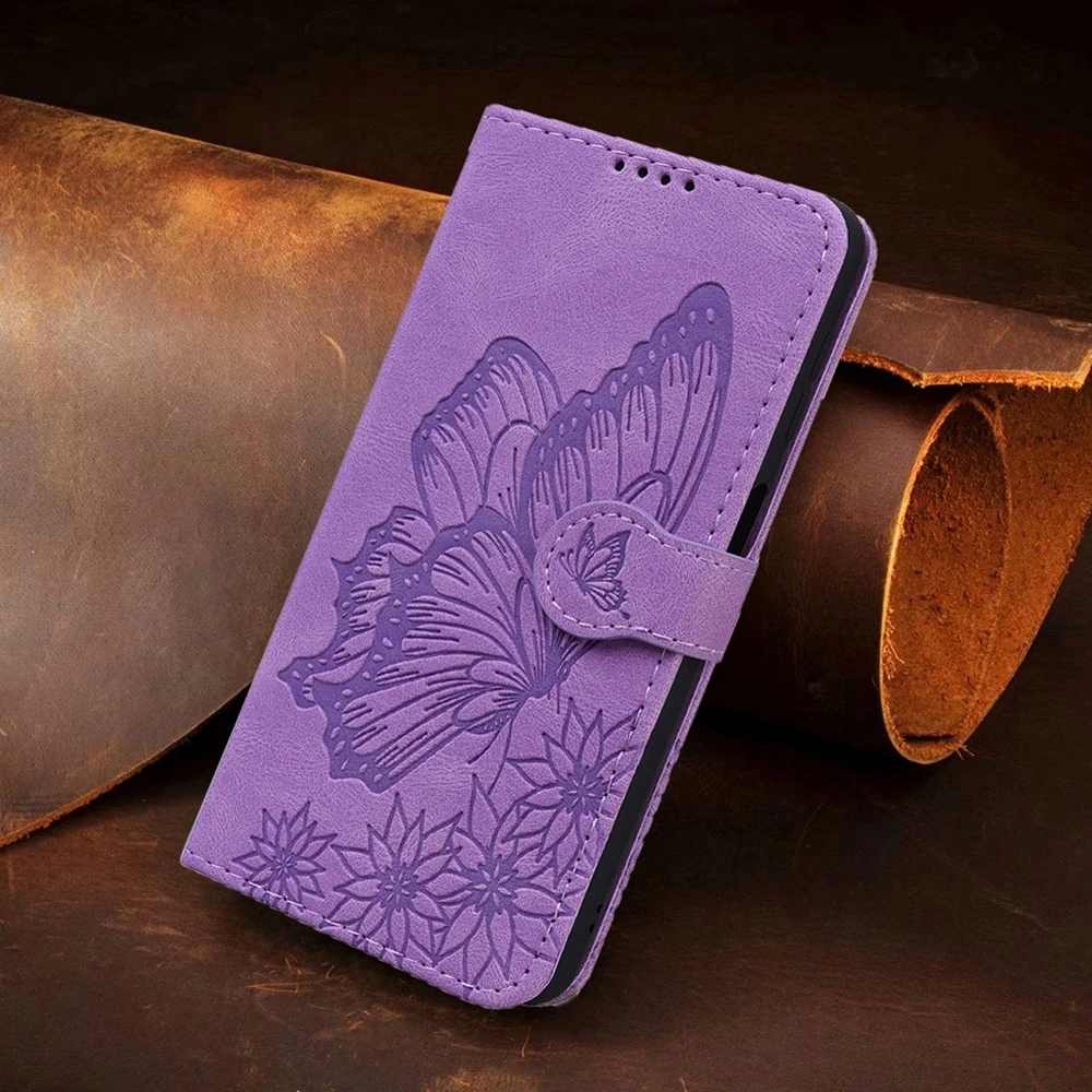 Premium Printed Leather Phone Wallet Case - Stylish and Durable Accessory