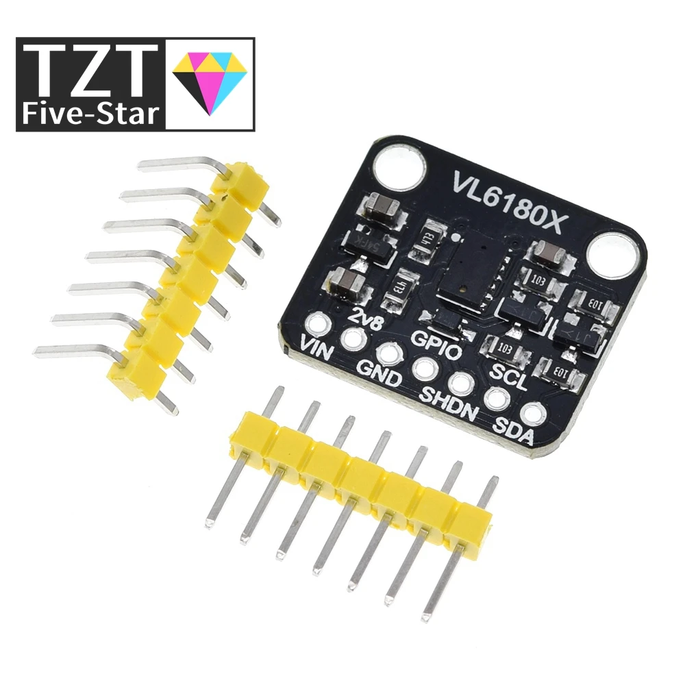 1/3 Stück VL6180 VL6180X Entfernungsmesser Optisches Entfernungssensormodul für Arduino I2C-Schnittstelle 3,3V 5V Gestenerkennung