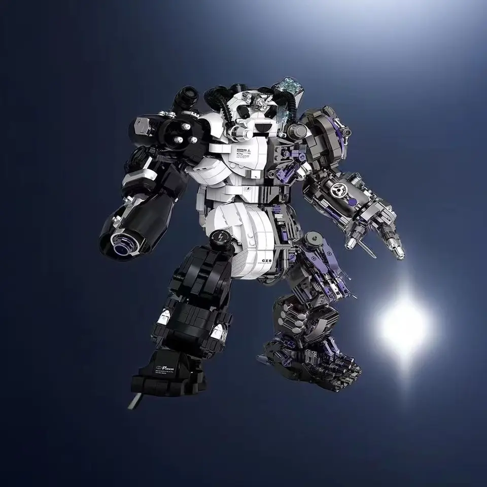 DIY MOC 212222 Hardcore Industrial Wind Era Panda mech