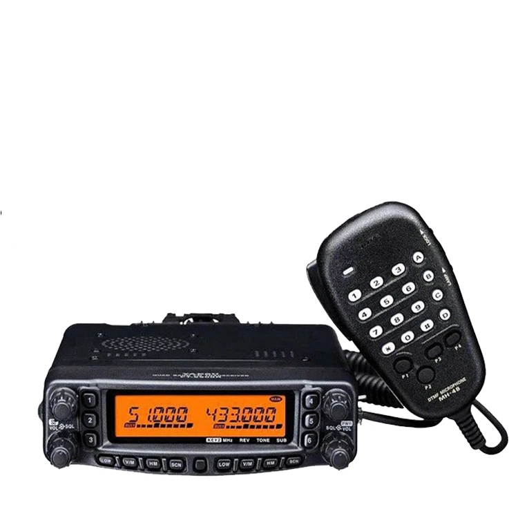 

FT-8900R VHF UHF Mobile Radio 2 way radio Quad Display Dual band Car 50W Yaesu Walkie talkie