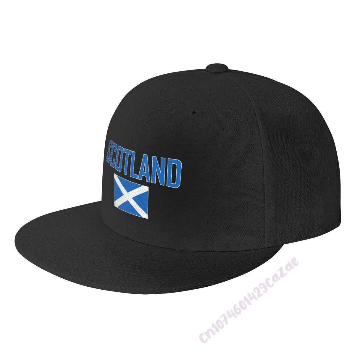 

Scotland Flag Flat Brim Baseball Cap Breathable Adjustable Men Women Outdoor Hip Hop Hat For Gift