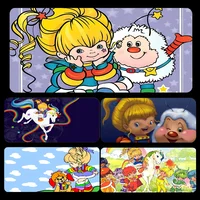 Rainbow Brite Animation Cartoon Anime Gaming Mouse Pad Keyboard Mouse Mats Desk Mat Accessories Desktop Mat 1