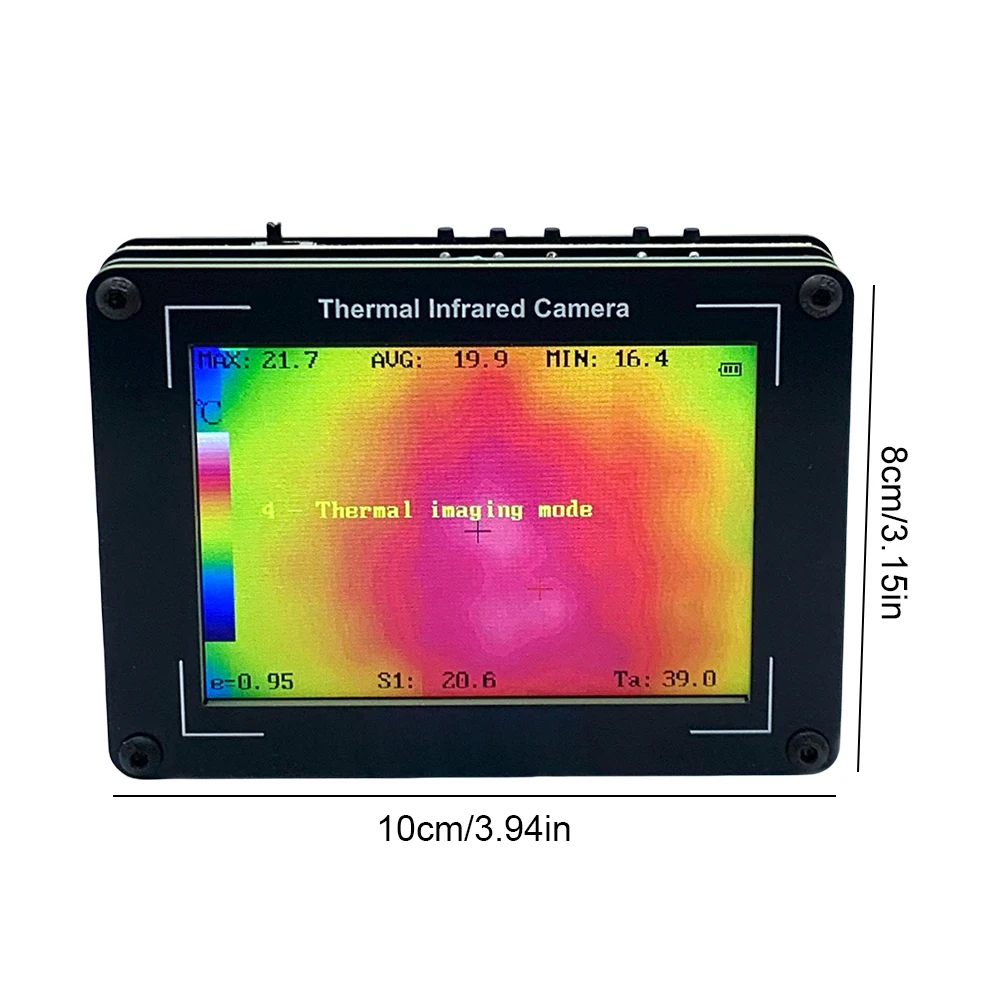3.5 Inch Infrared Thermal Imager -40-450℃ 32x24 Pixel Infrared Imager for Inspection Electrical/Mechanical Building