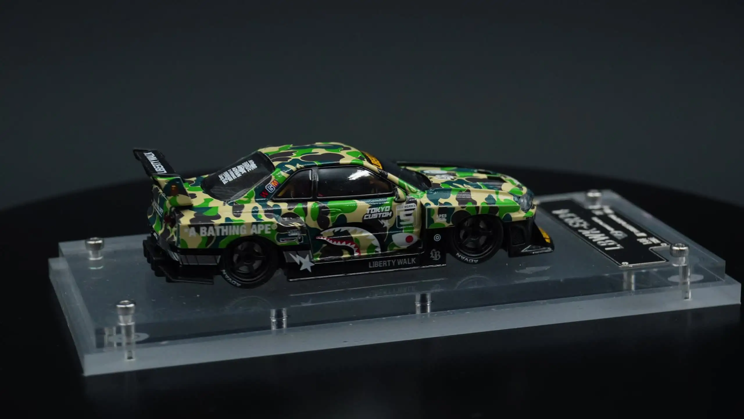SW 在庫 1:64 LBWK スカイライン GTR ER34 スーパーシルエット迷彩