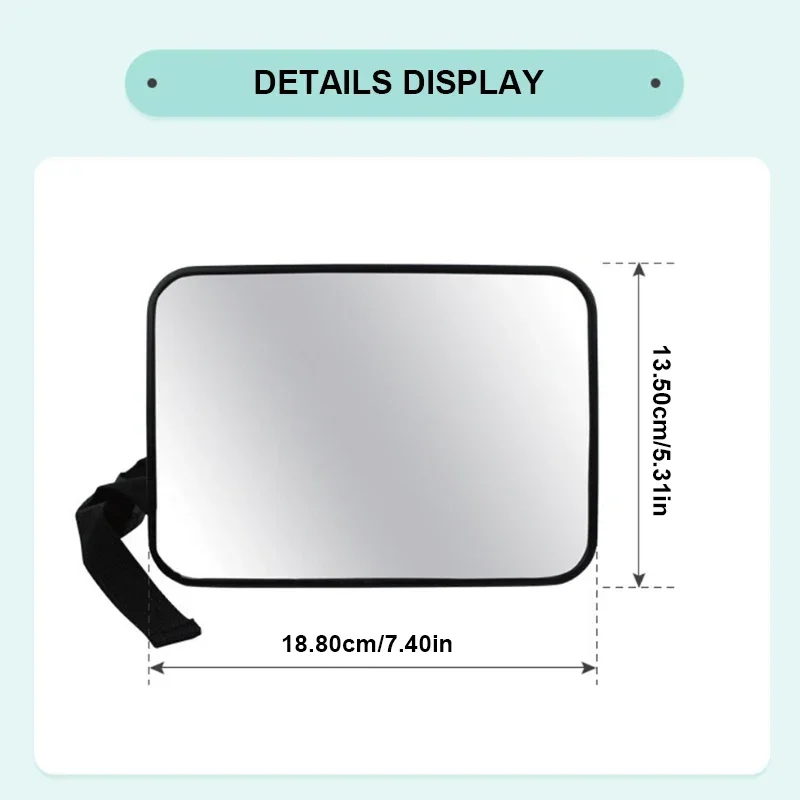 Universal Car Seat Headrest Rearview Mirror Baby Rear Facing Mirror Car Back Seat Travel Without Shaking Huge Wide-Angled