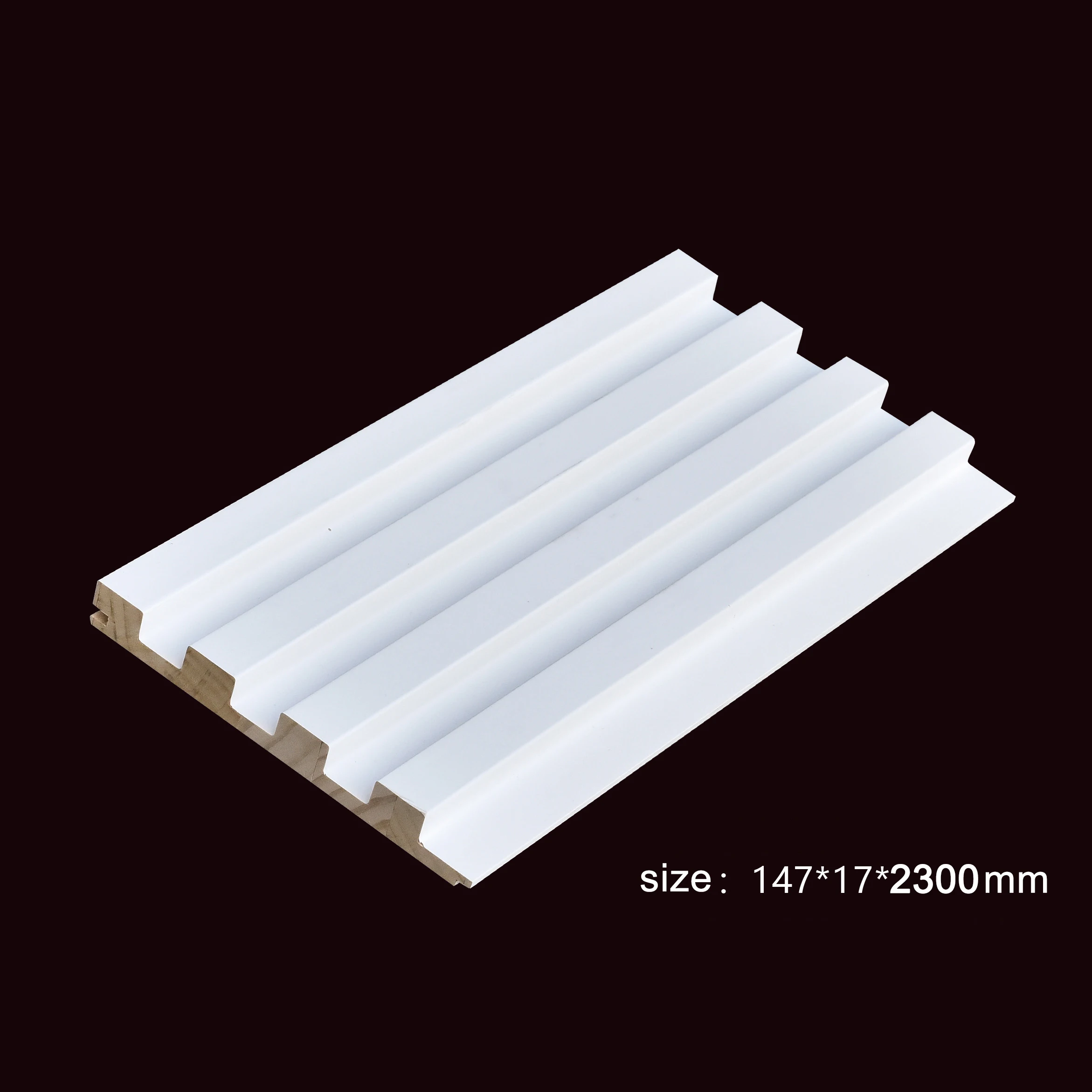 10 Pcs Muslimt Flut Wall Panels Wpc Pure Wood Color Interior Decoration Facciata Building Pannello In Materiale In Fibra Di Bambù