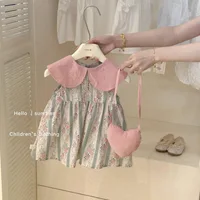 Baby Girl Dresses Summer Floral Cute Girl Princess Dresses Sweet Girls Clothing