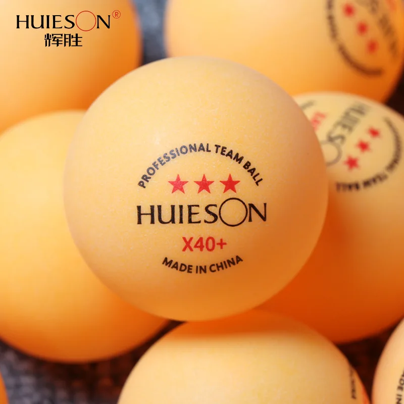 Description Picture 5 of item10pcs Huieson 3 Stars Ping Pong Balls 40+ New ABS Material High Quality Professional Durable Table Tennis Ball for Training
