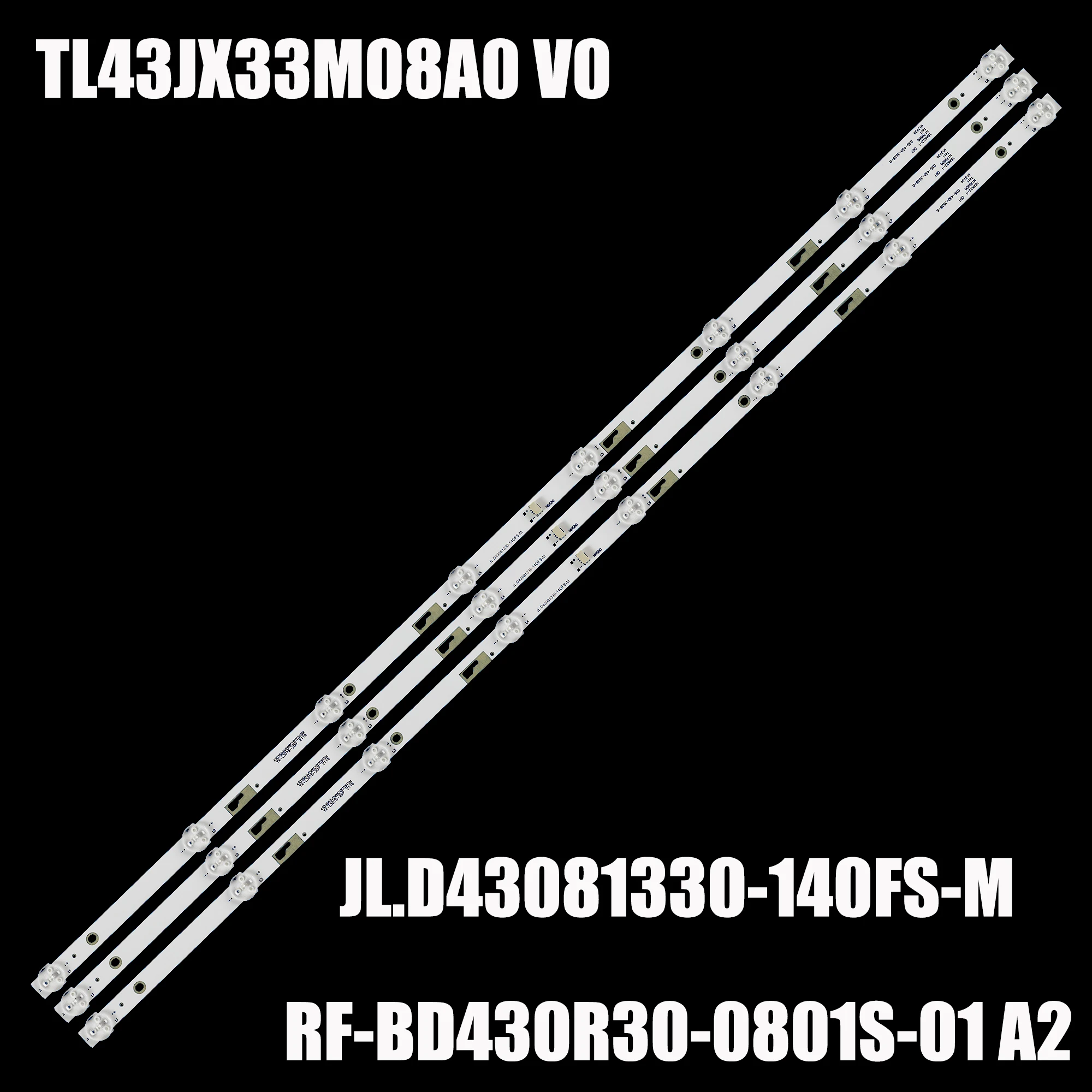 10 Комплект 30 шт Светодиодная подсветка для 43L1600C 43L2600C 43L26CMC 43L3600C RF-BD430R30-0801S-01 E469119 TL43JTX332M08A T43D16SF-01B