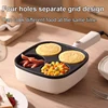 Multifunctional Electric Crepe Maker Egg Hamburger Baking Pot Breakfast Cooking Machine Omelette Grill Pancake Frying Pan Oven 2