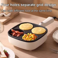 Multifunctional Electric Crepe Maker Egg Hamburger Baking Pot Breakfast Cooking Machine Omelette Grill Pancake Frying Pan Oven 2