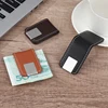 1Pc PU Leather Strong Magnetic Money Clip Pocket Wallet Portable Mini Slim Wallet Credit Business Cards Holder 3