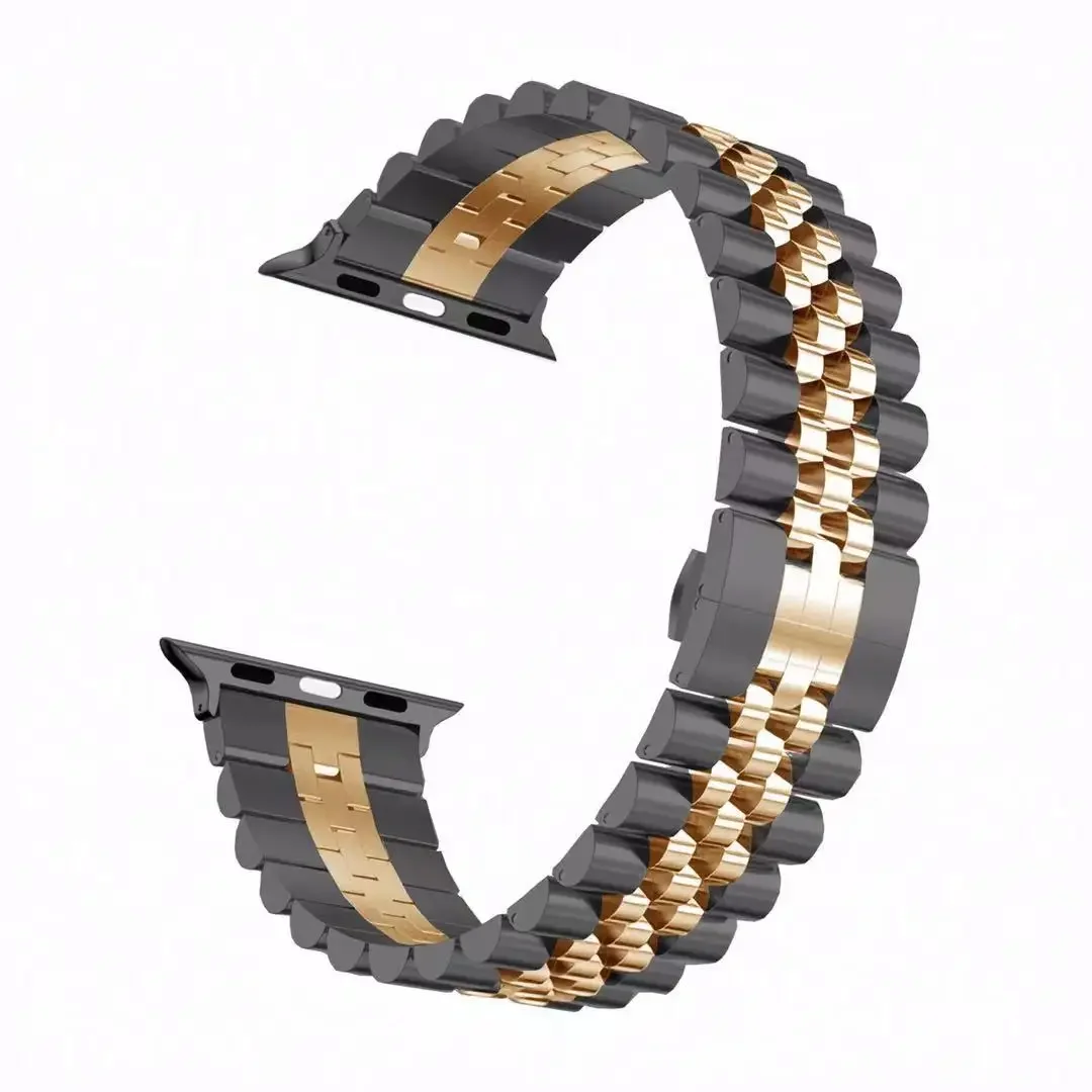 Premium Steel Strap for Apple Watch - Elegant Metal Replacement Bracelet