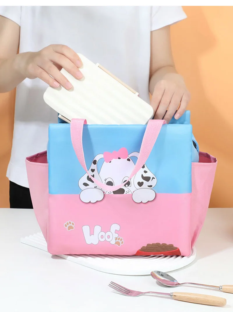 Cartoon Children Lunch Bags, Cute School Lunchbox Tote for Girls and Boys, Thermal Insu... - SKU TILB1041 - UGI Packaging