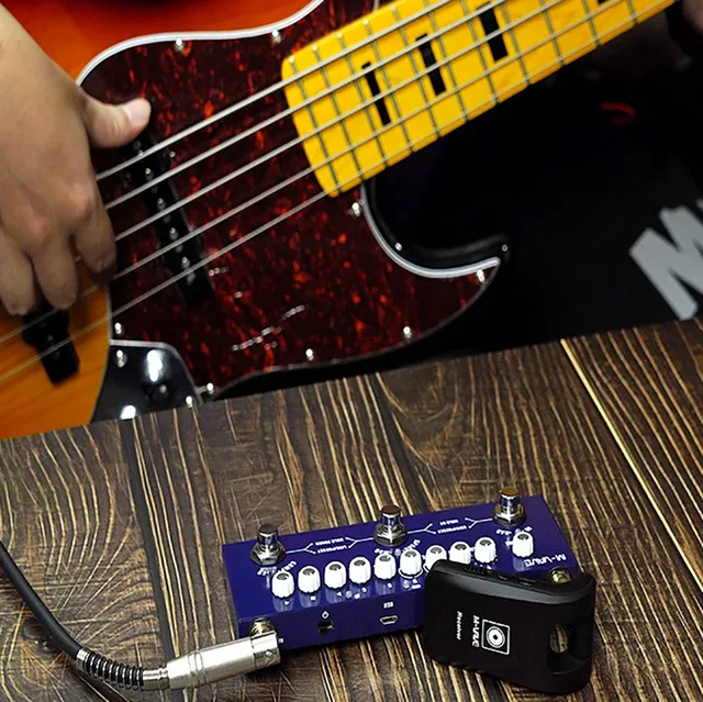 M-VAVE 큐브 베이비: 기타와 베이스용 다목적 멀티 이펙트 페달