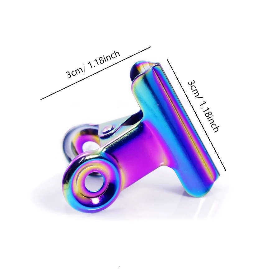 6PCs Edelstahl Nagel Befestigungs Clips für Maniküre Faser Verlängerung Gestaltung Nagel Tipps Form Tool Kit – Detail 4